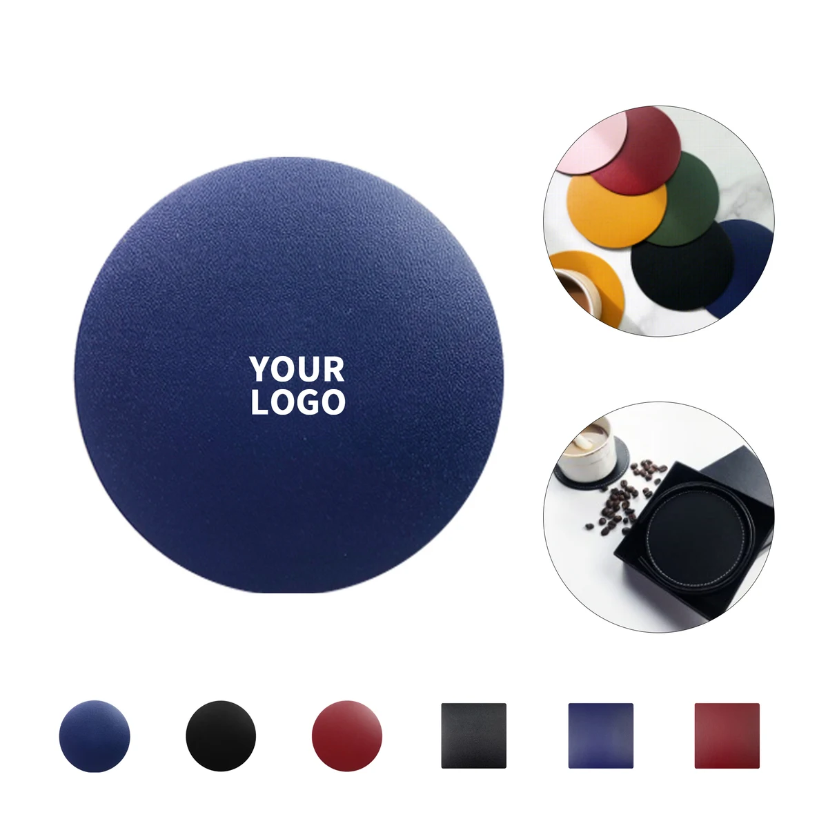 Polyurethane Round Drink Coaster 1
