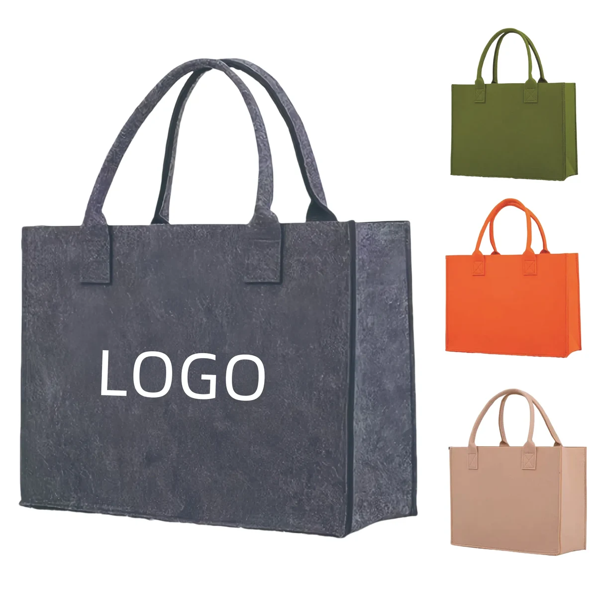 Foldable Eco-Friendly Shopping Bag, custom tote bag with logo imprint 1