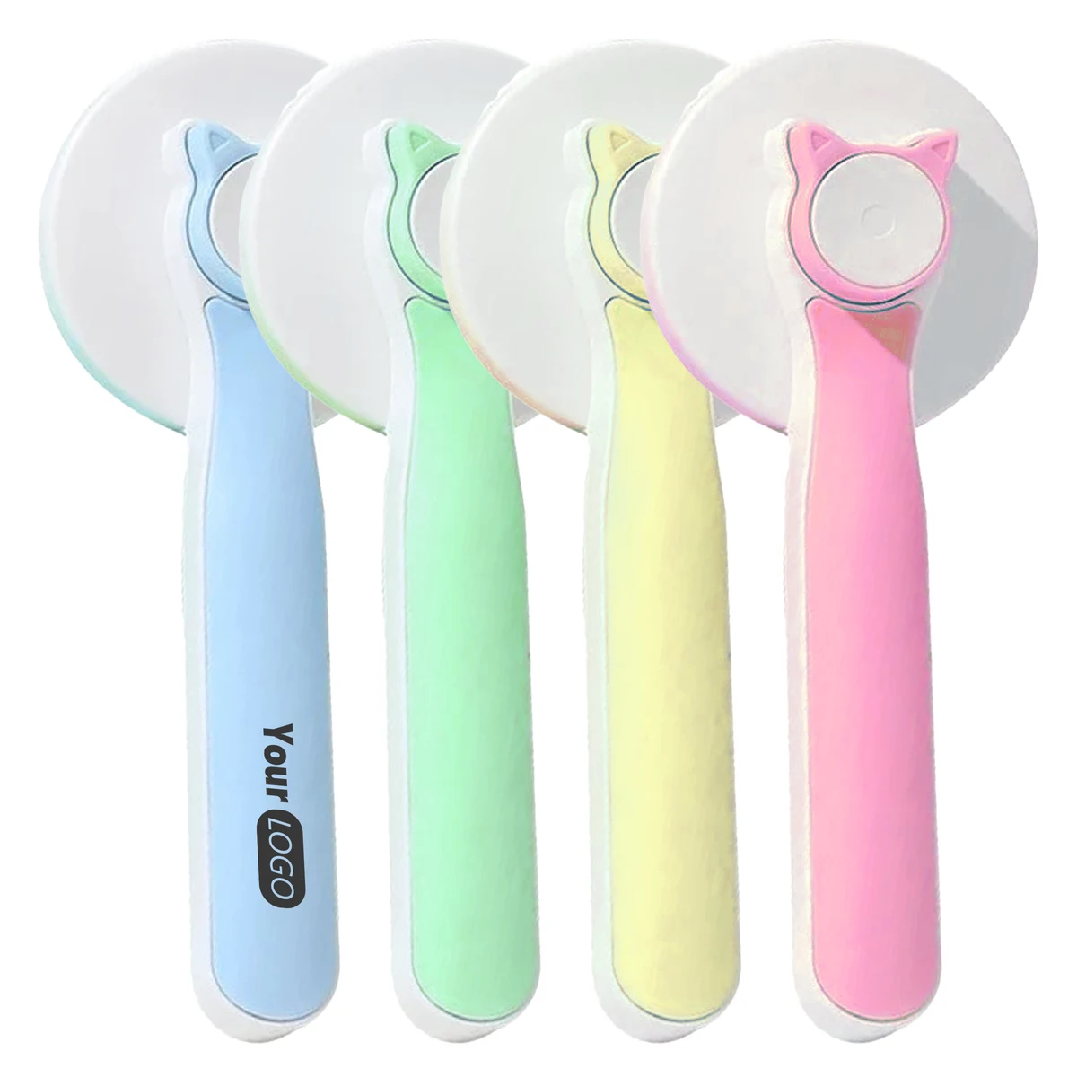 Plastic Ergonomic Pet Grooming Brush With Cat Ear Design 1