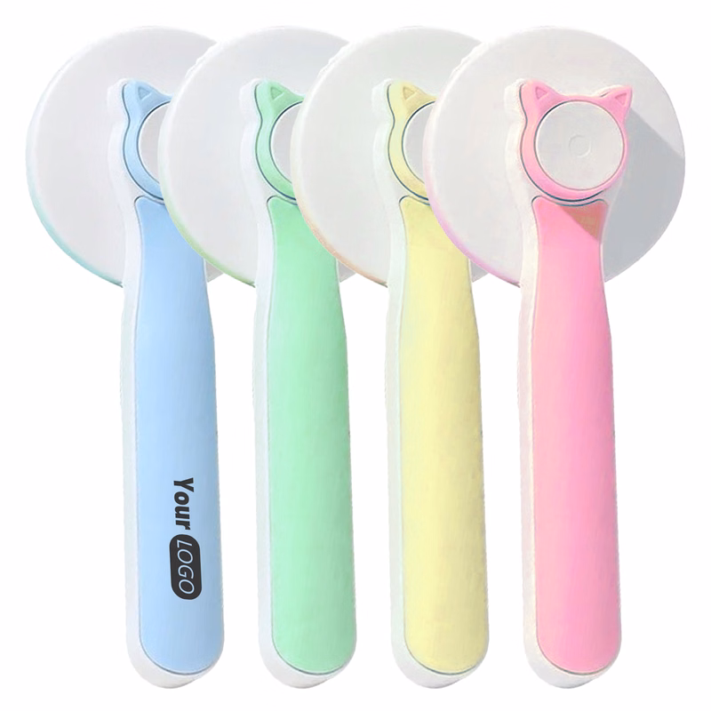 Plastic Ergonomic Pet Grooming Brush With Cat Ear Design