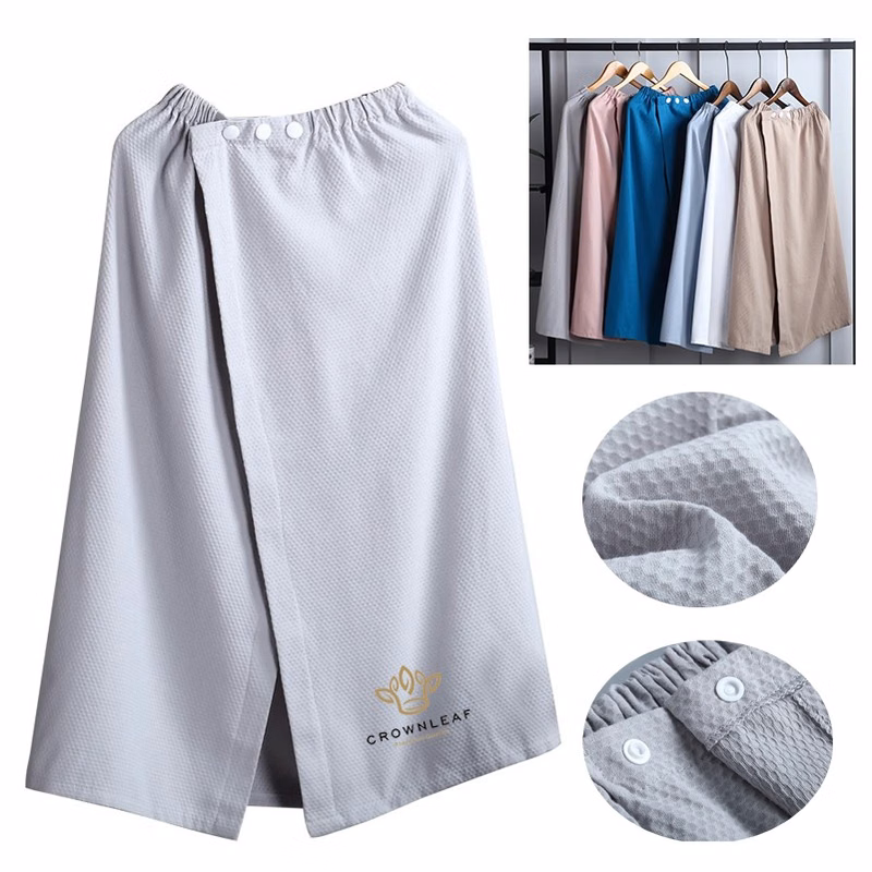 Women's 100% Cotton Waffle Weave Spa Shower Wrap