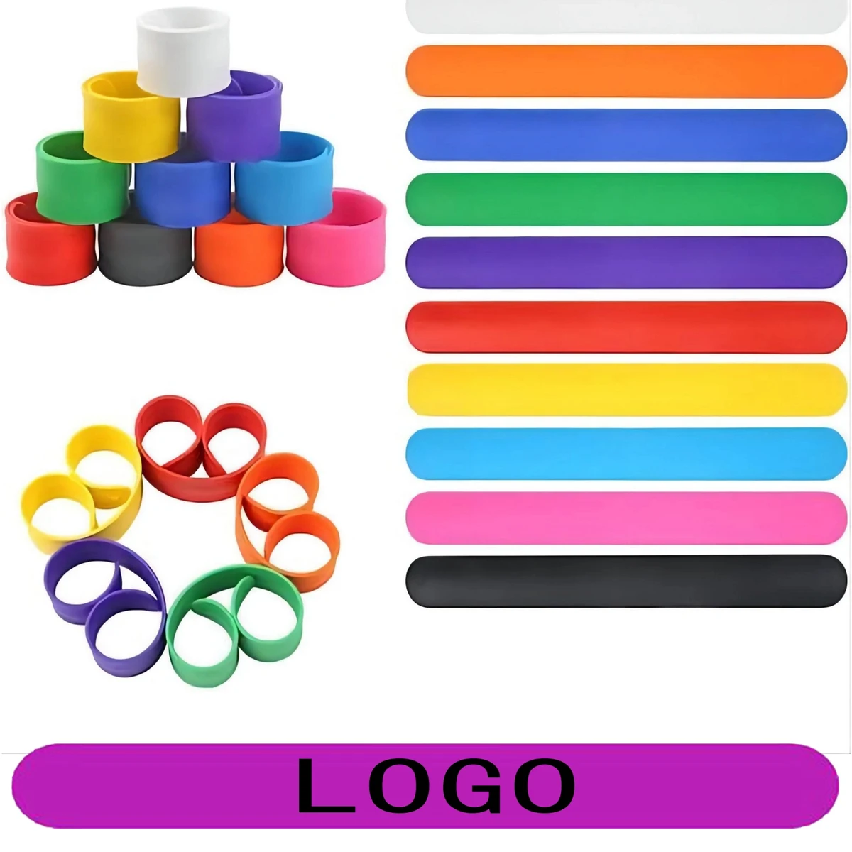 Silicone Elastic Slap Bracelet 1