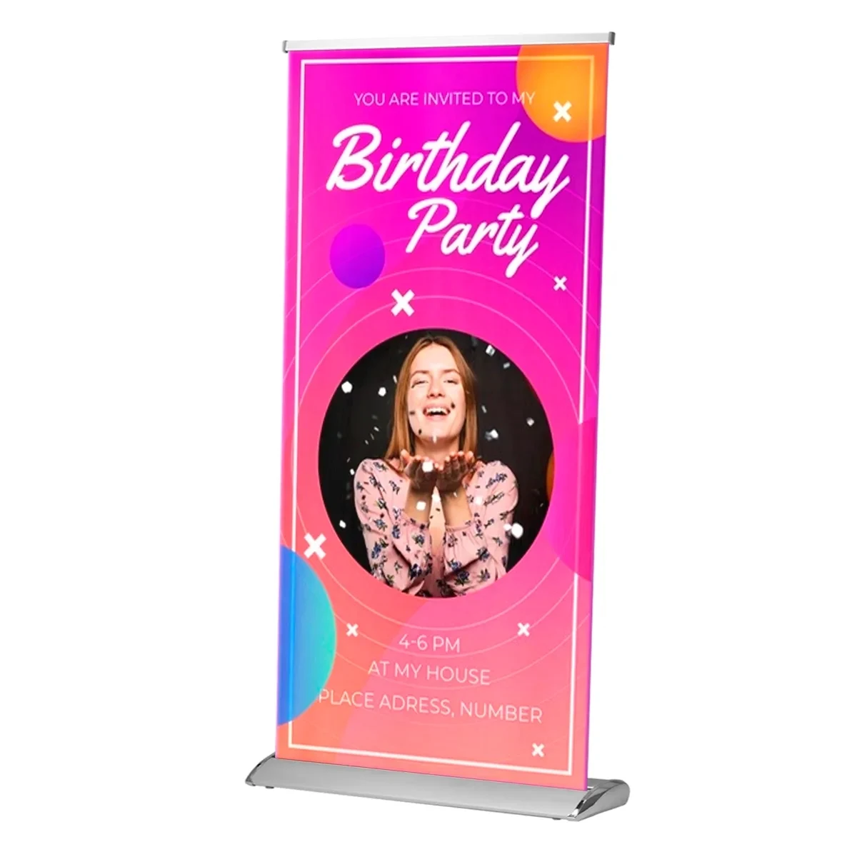 9 Mil Poly Deluxe Pull-Up Banner 1