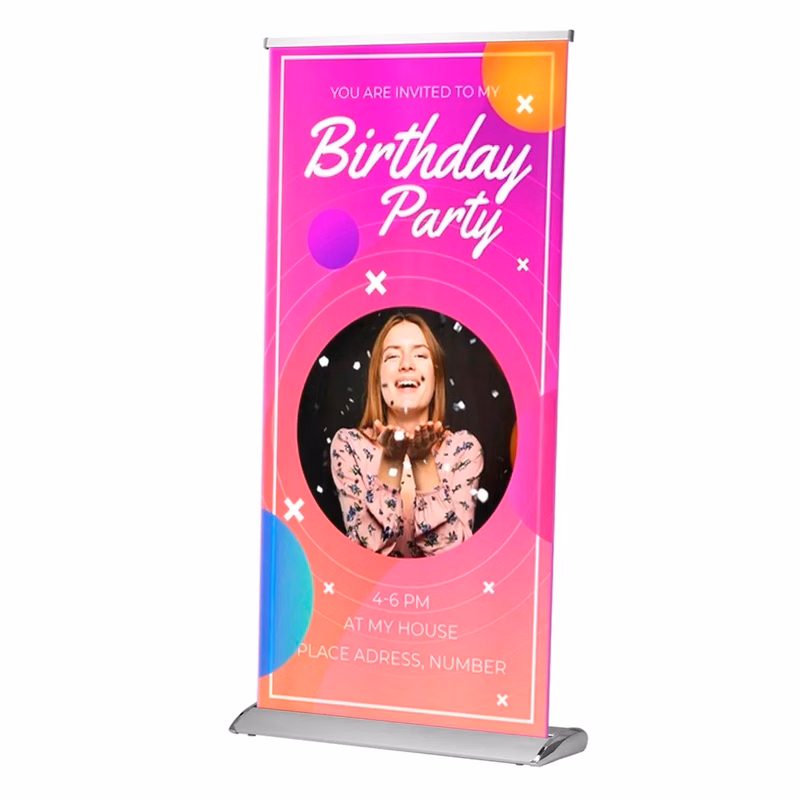 9 Mil Poly Deluxe Pull-Up Banner