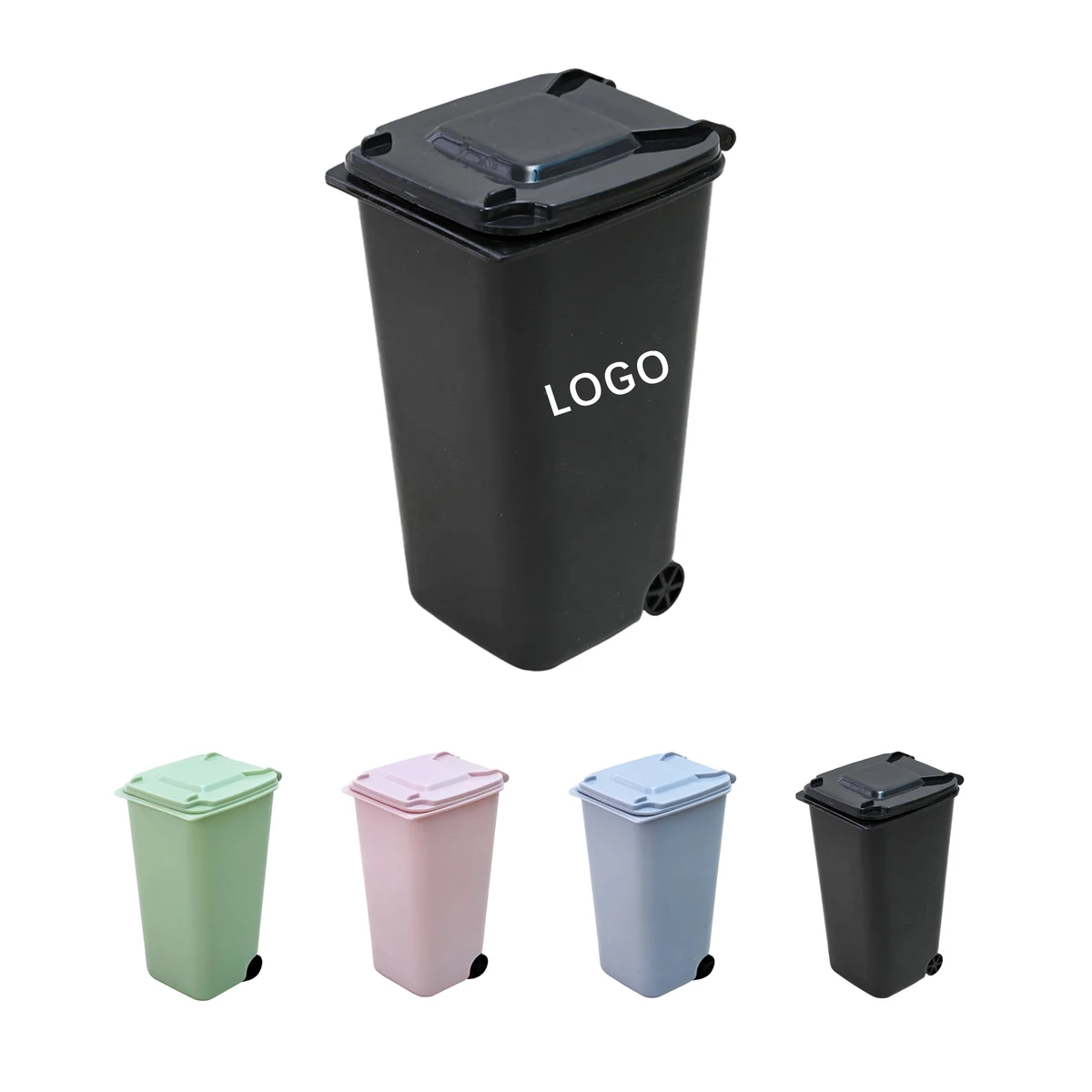 Mini Plastic Desktop Trash Can MOQ 50PCS 1