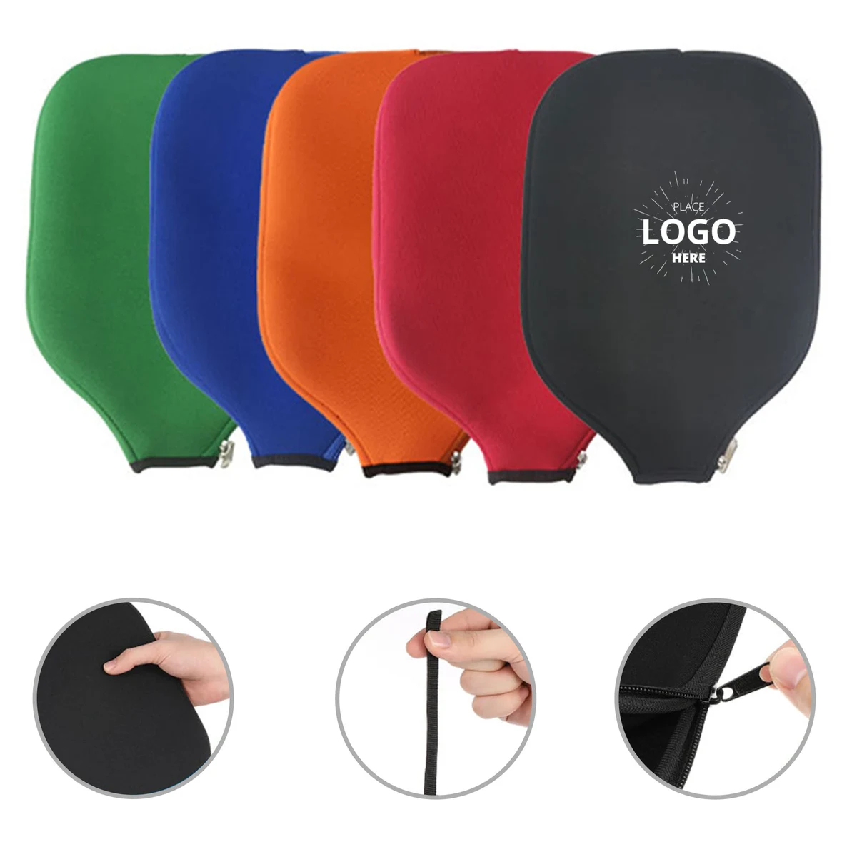 Durable Neoprene Pickleball Paddle Covers 1