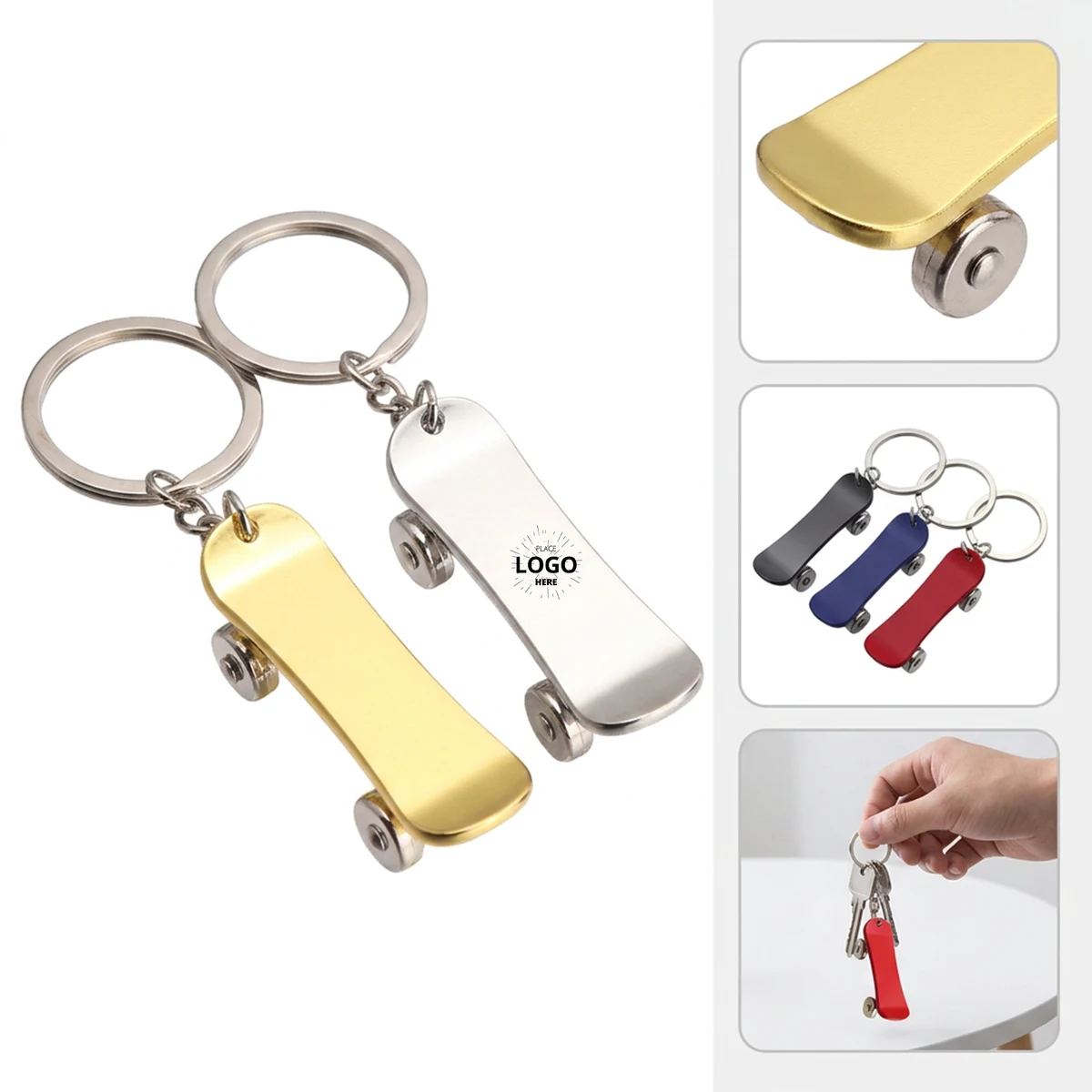 Mini Skateboard Keychain Set 1