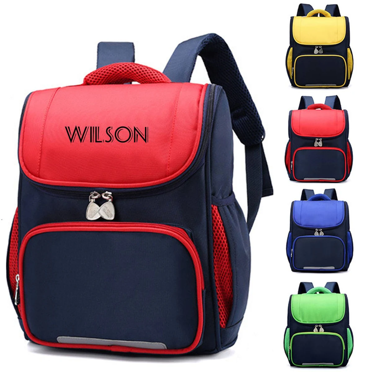 Nylon Kindergarten School Backpack 1