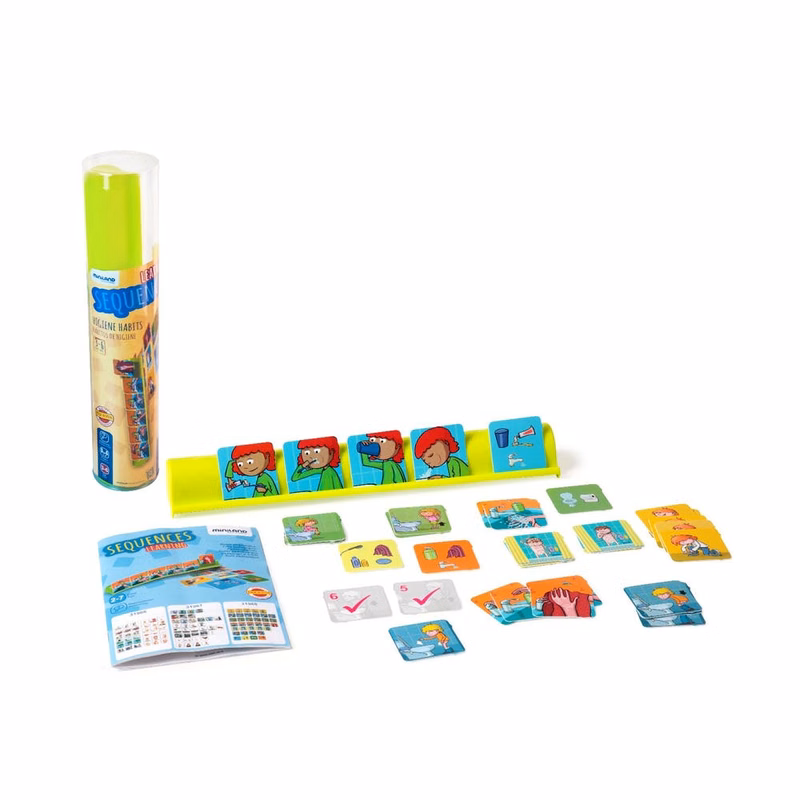 Learning Sequences Cards - Hygiene Habits 2" x 2"