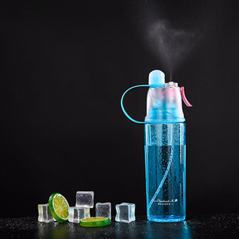 Clear 21Oz Sport Spray Cooling Bottle