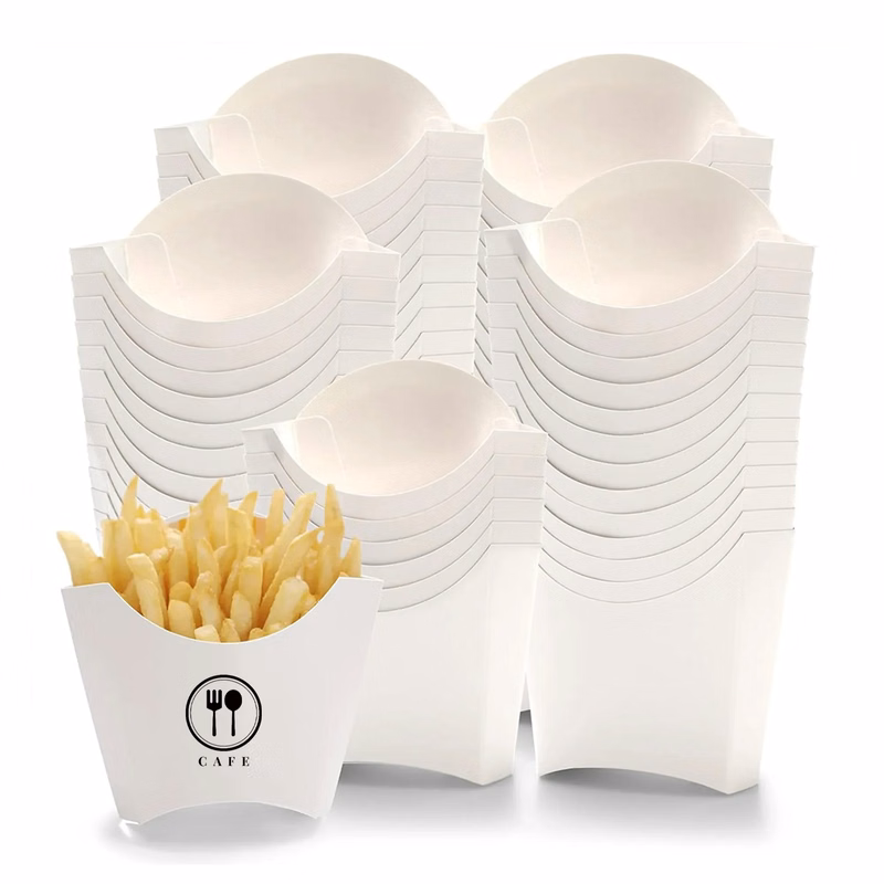 Disposable French Fries Container Chips Snack Box