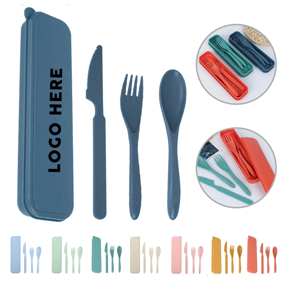 Travel Cutlery Set Spoon Fork Chopsticks 1