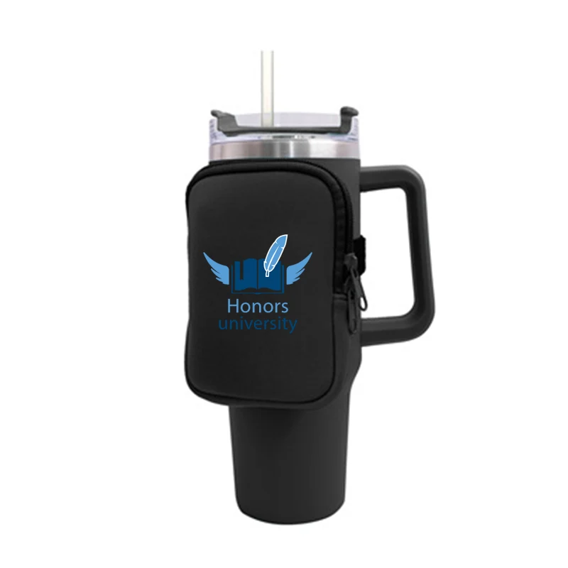 Single Pocket Water Cup Belt Bag Purse With Strap 1