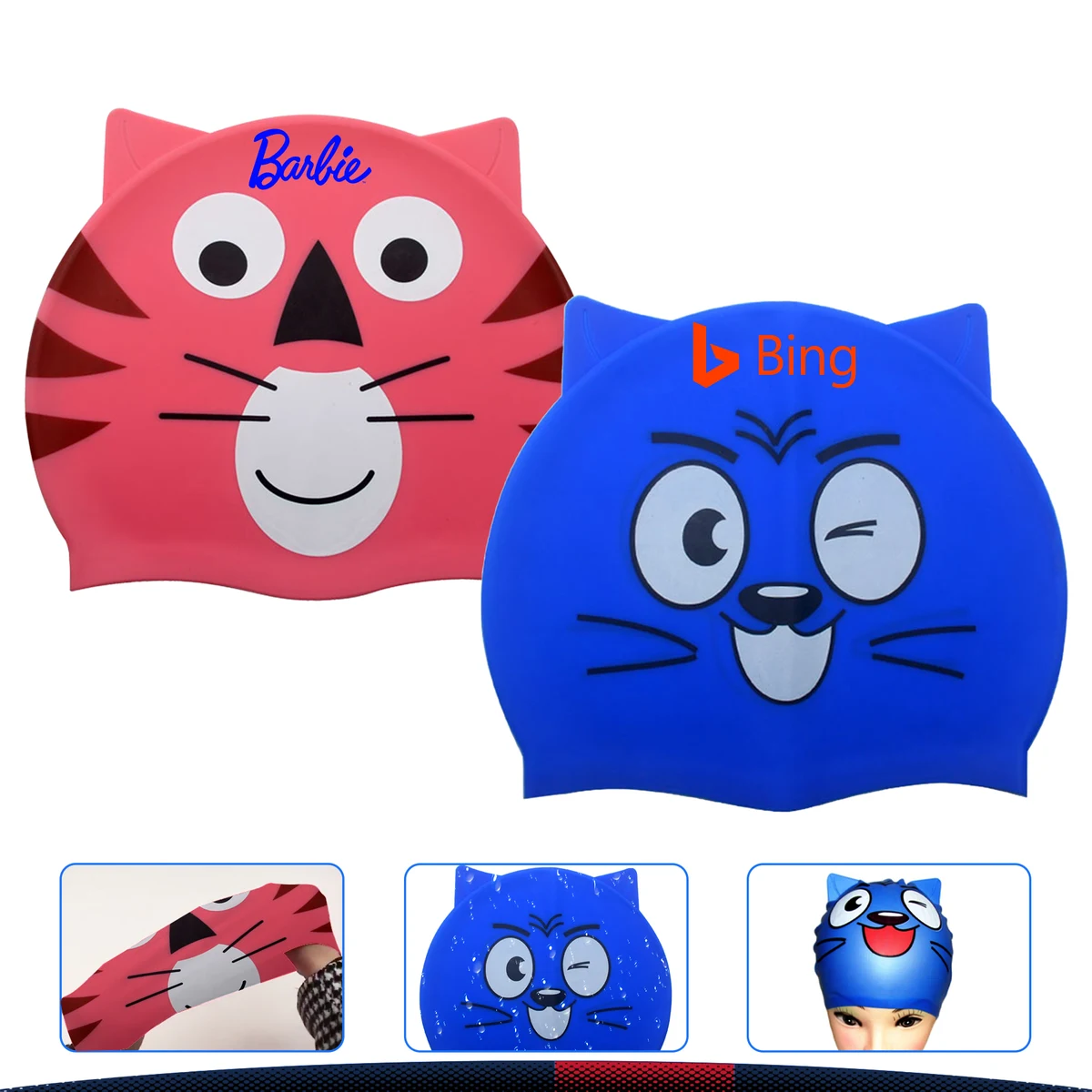 Cartoon Fashion Swim Cap 1