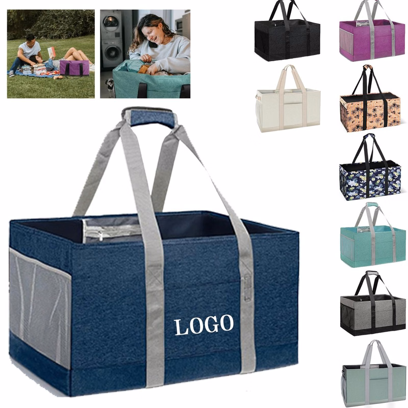 Waterproof Large Reusable Grocery Tote Bag