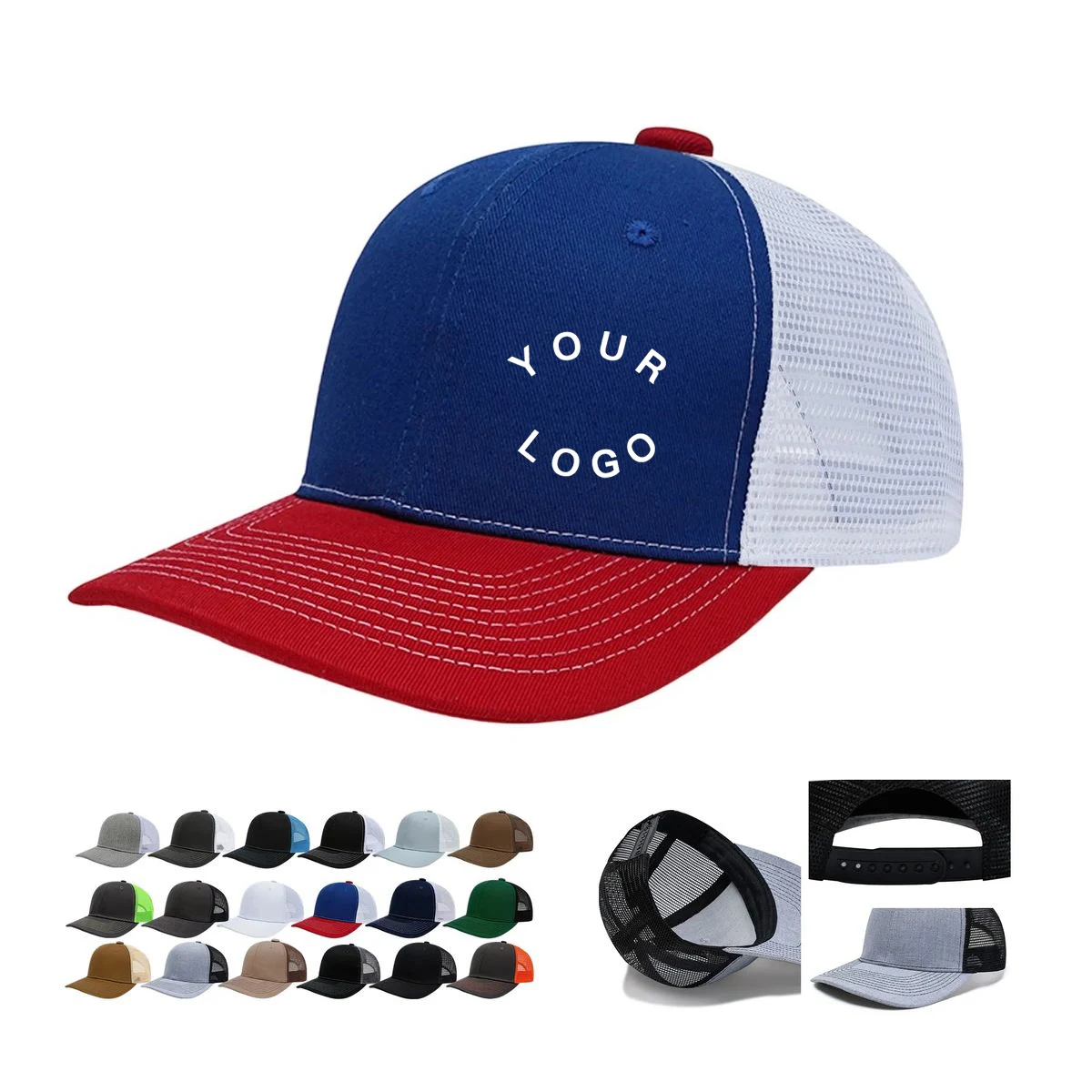 Classic Snapback Hat with Self Fabric Sweatband 1