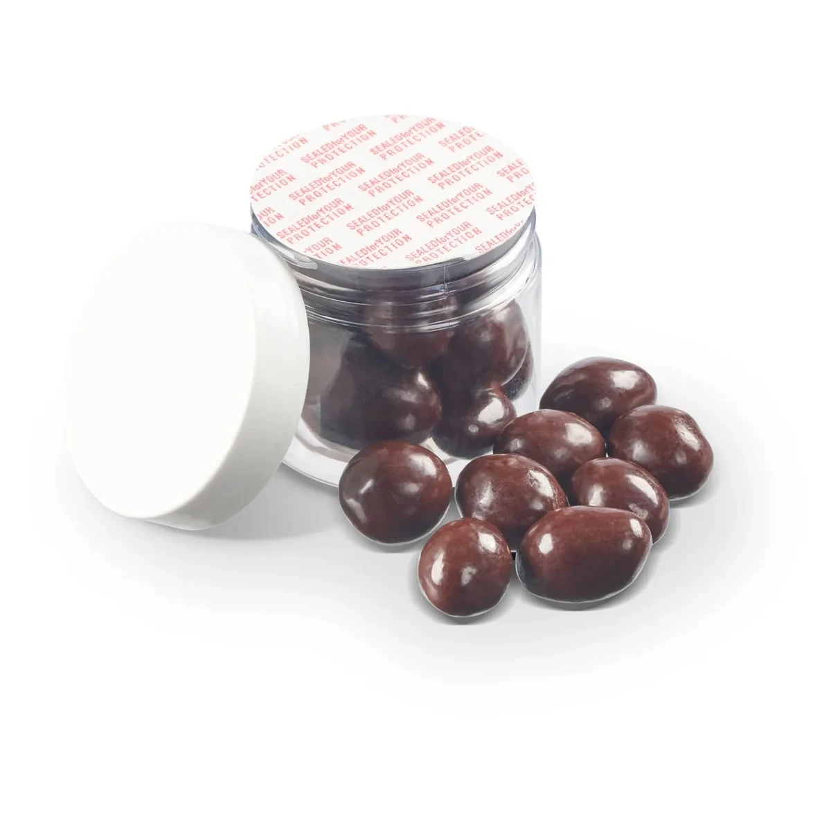2 oz Jar of Chocolate Covered Almonds 1