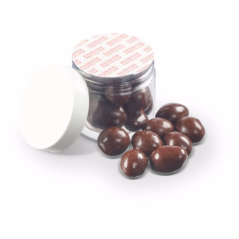 2 oz Jar of Chocolate Covered Almonds