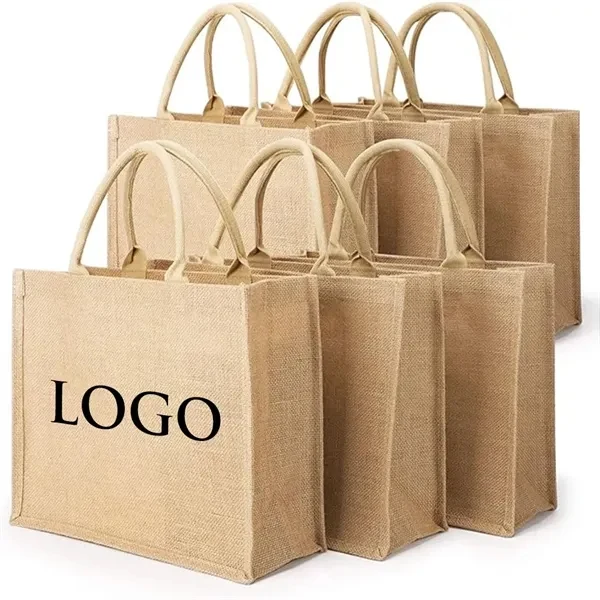 Burlap Bag for Work, School and Travel 1