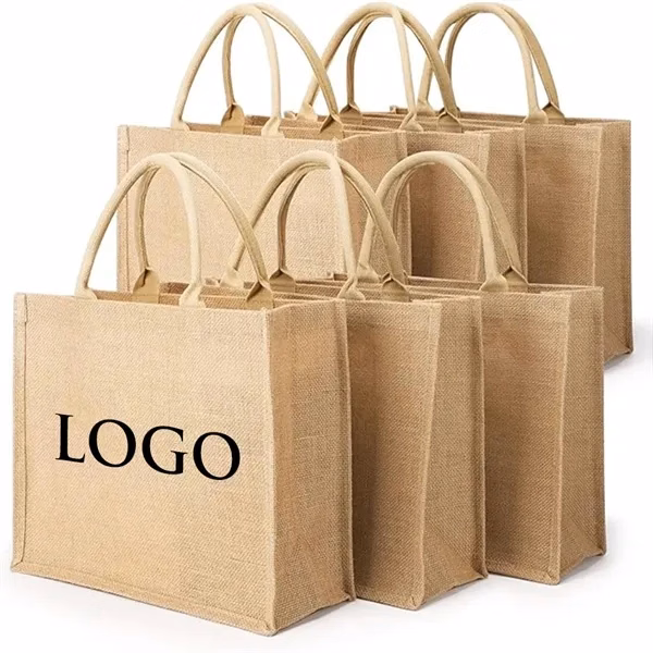 Burlap Bag for Work, School and Travel