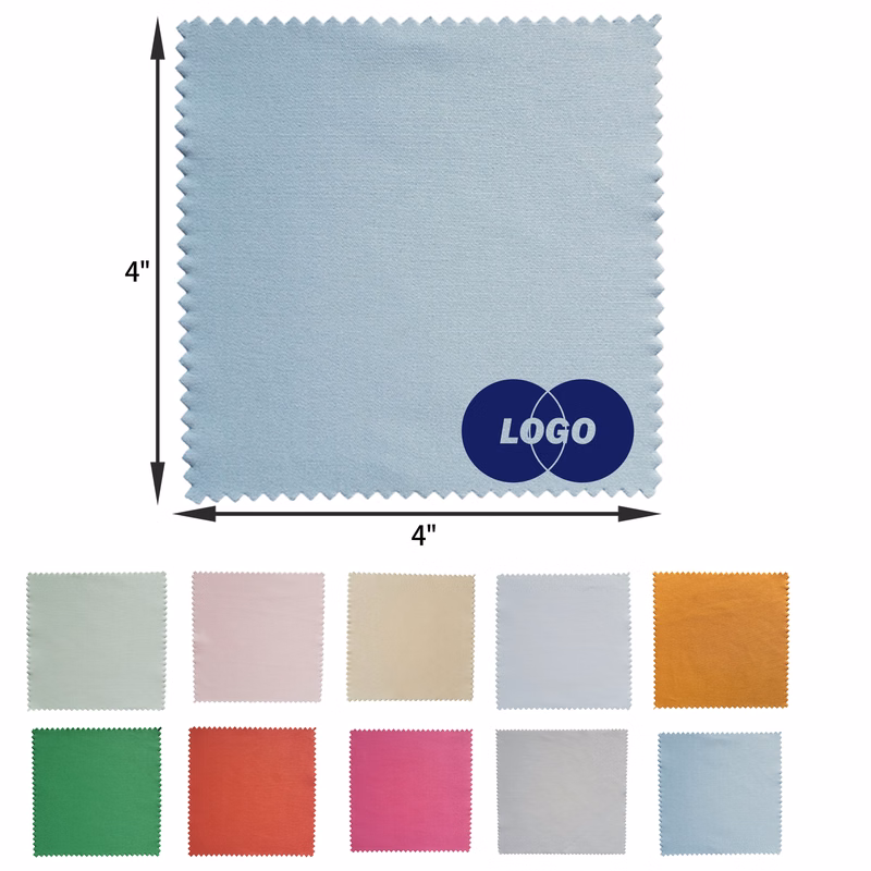 Durable 4"x4" Microfiber Glasses Cleaning Wipe