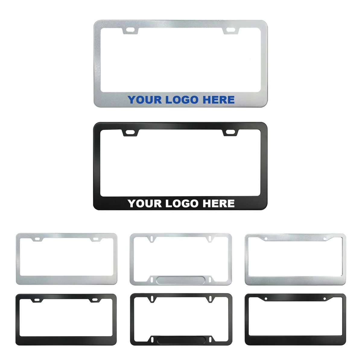 Aluminum Car License Plate Frame 1