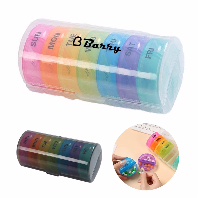 Weekly dispensing kit pill case