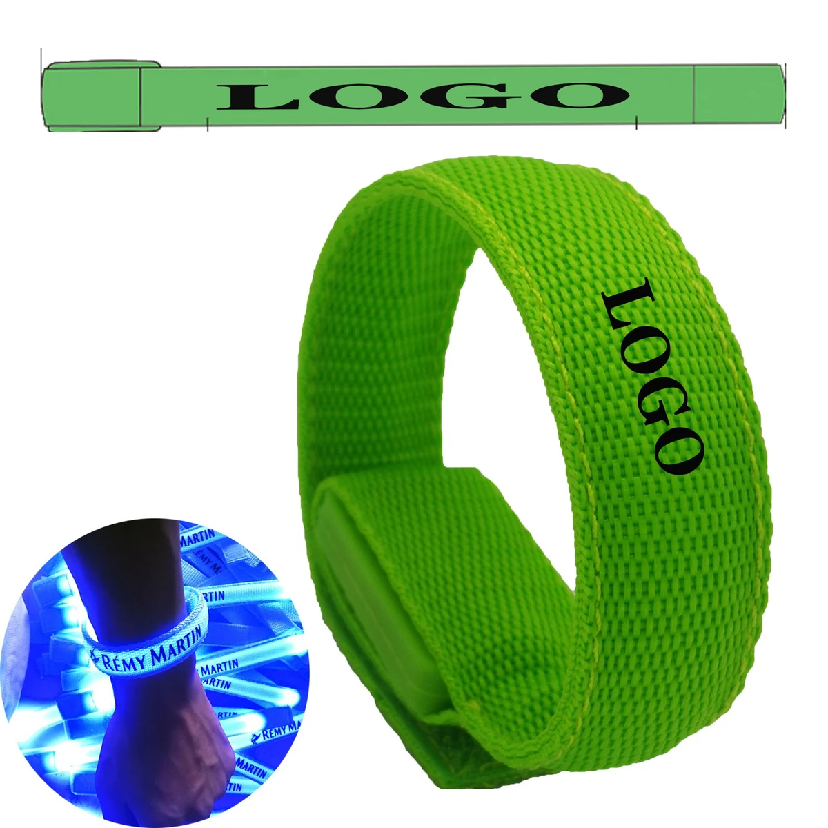 Led Light-Emitting Bracelet Flash Bracelet Support Stick 1