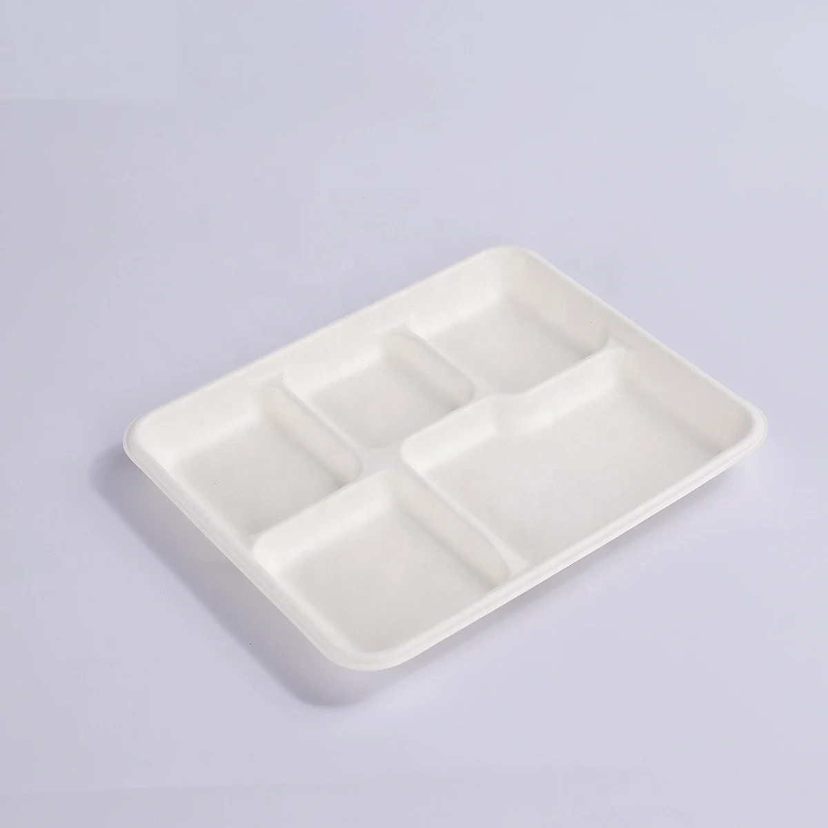 Disposable Bagasse Food Tray 1