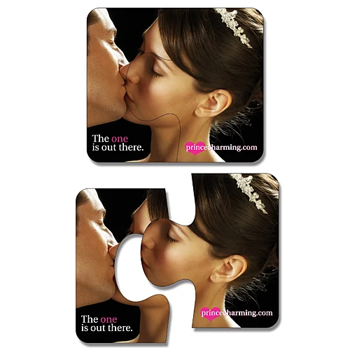 Magnet - 2-Piece Puzzle Shape (3.5x4) - 25 Mil. 1