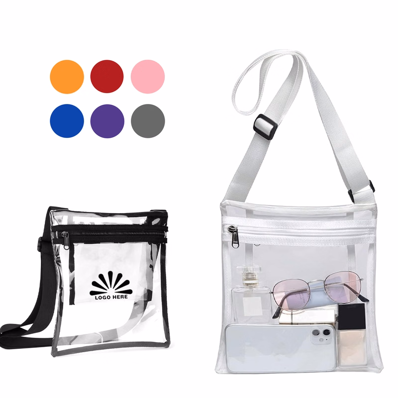 Fully Transparent Waterproof PVC Shoulder Bag