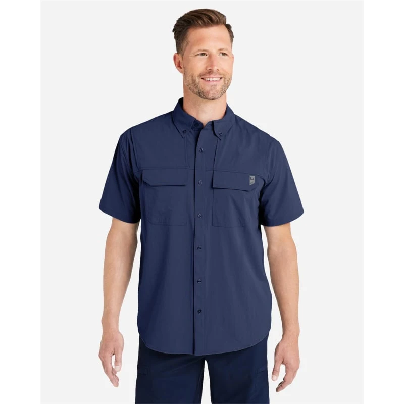 HUK Men's Creekbed Short Sleeve Shirt - H150183 1