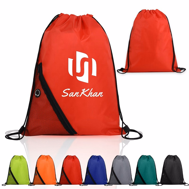 "Draw string sport bag with Mesh Pockets "