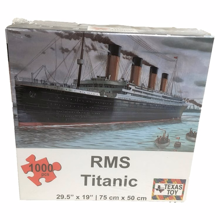RMS Titanic Puzzles - 1000 Pieces 29.5" x 19"
