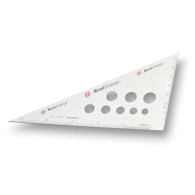 6" 30/60/90 degree Aluminum Triangle 1