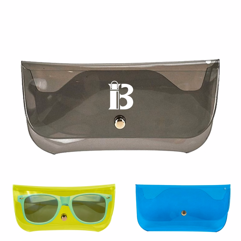 Transparent Jelly Storage Protection Glasses Case