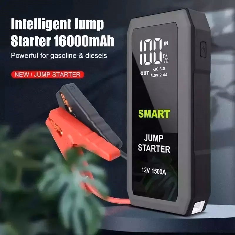 Intelligent Jump Starter Power Bank 16000mAh