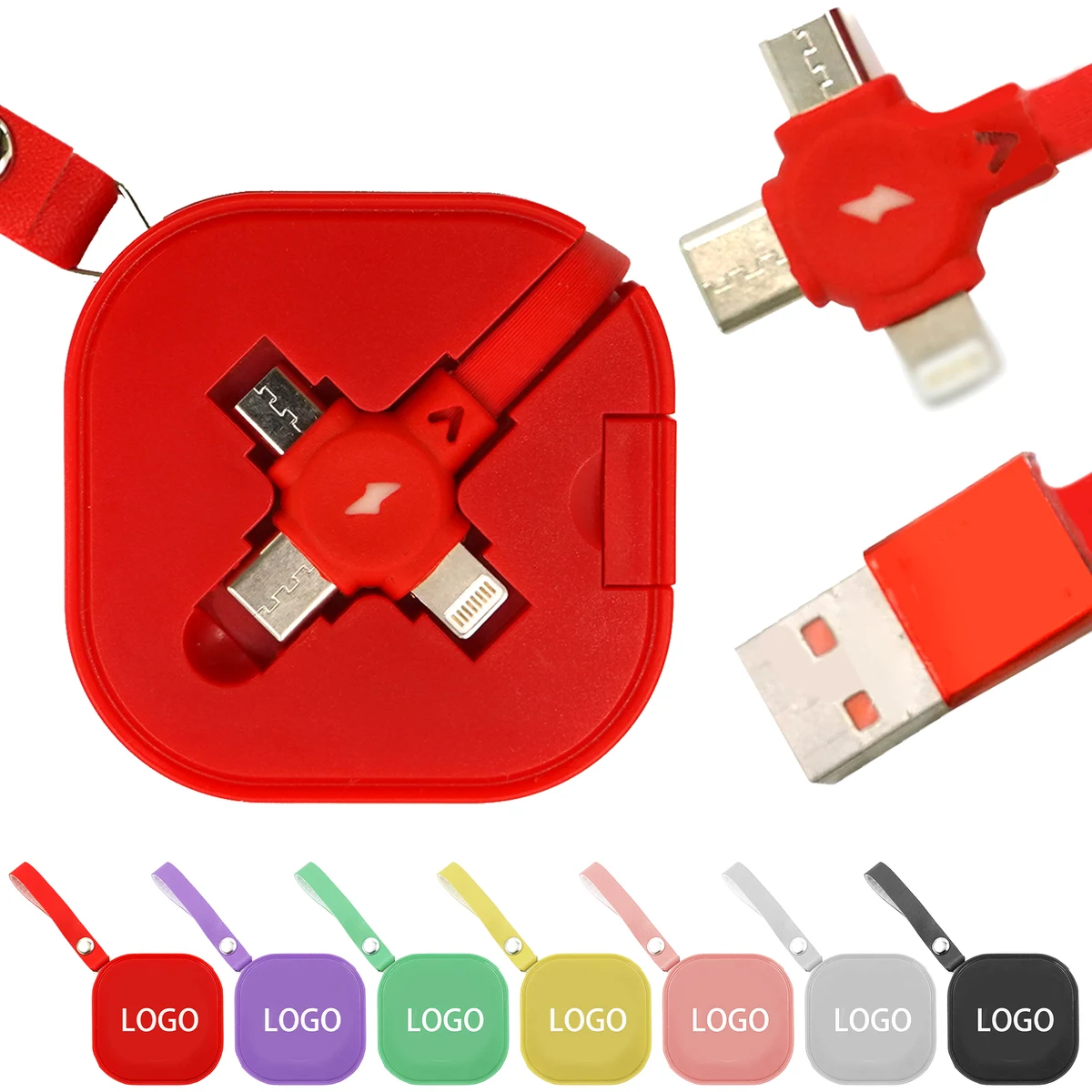 3 in 1 Retractable Charging Cable Fast Charge 1