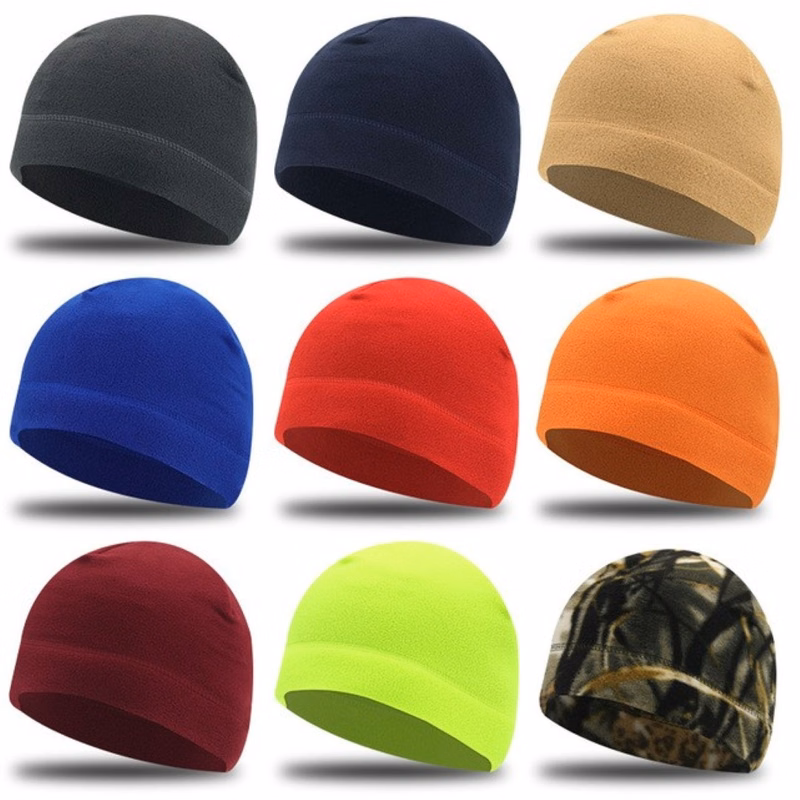 Winter Fleece Beanie Caps