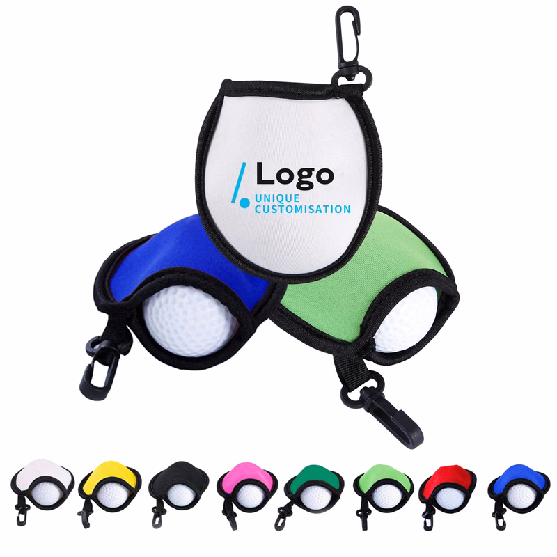 Portable Golf ball Cleaning Bag with Clip