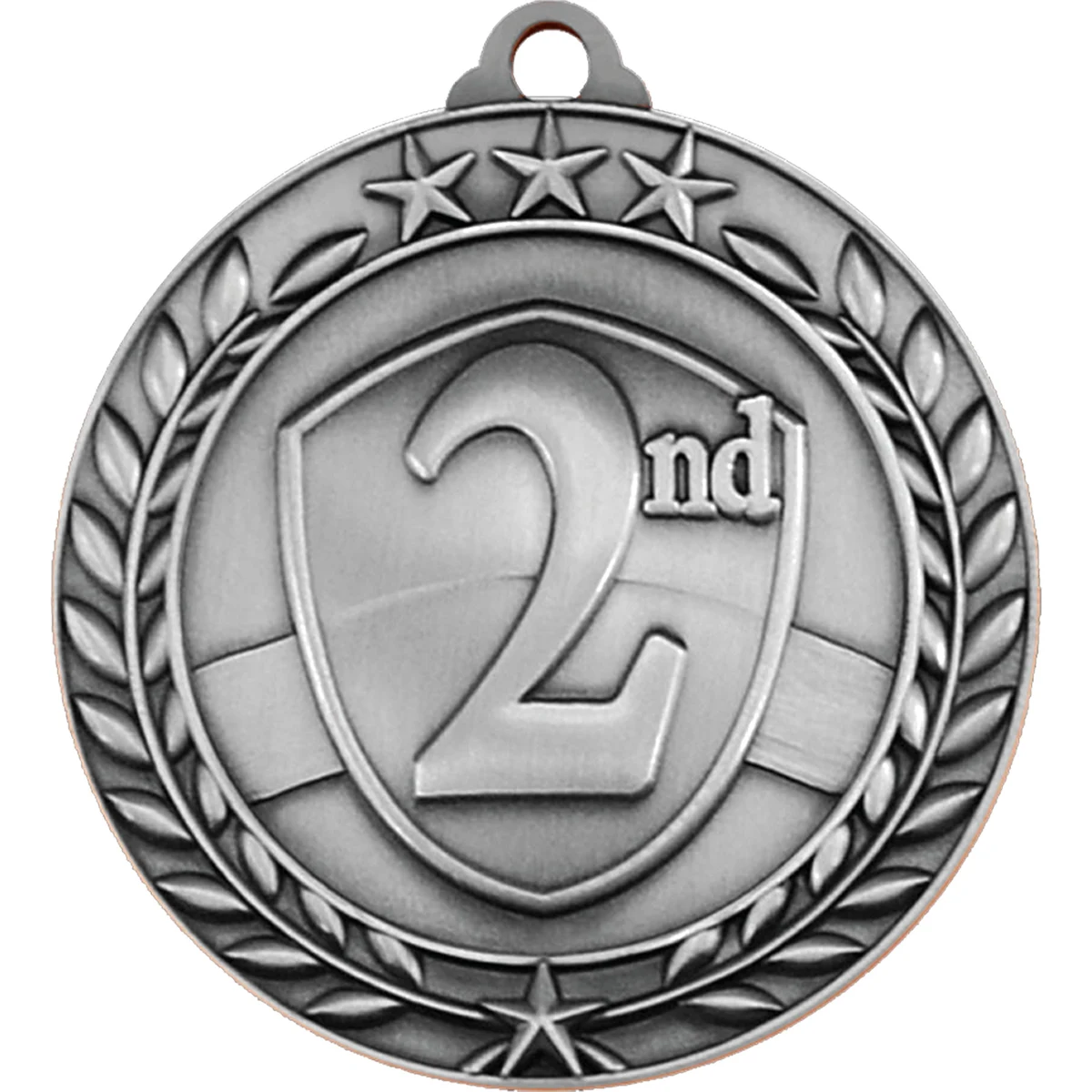 Stock Small Academic & Sports Laurel Medals: 2nd Place 1