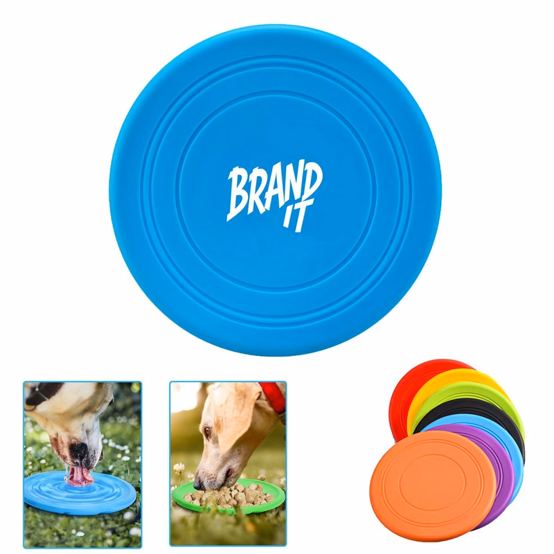 Silicone Disc Pet Dog Chewing Stick Toy