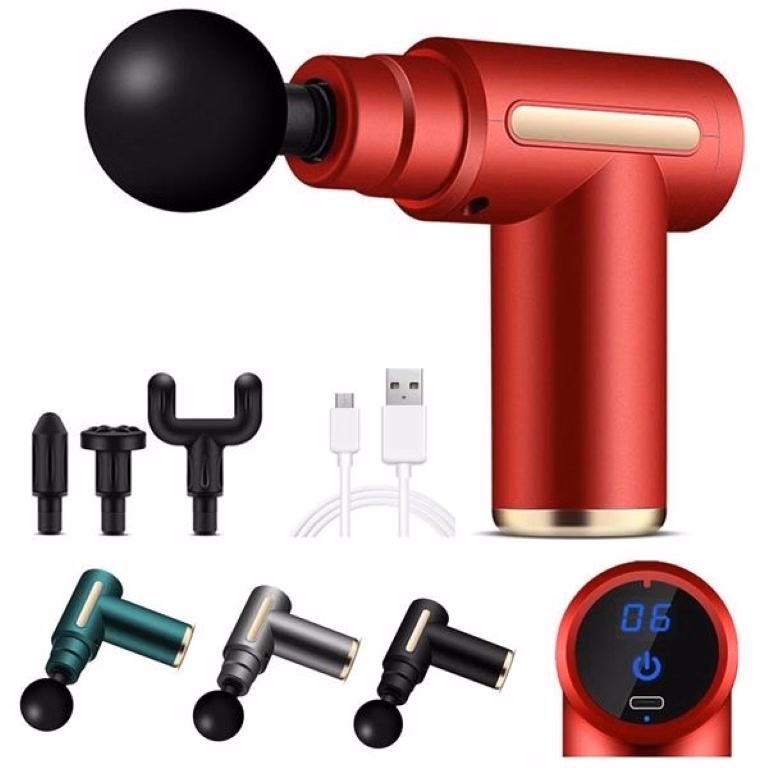1800mah USB Rechargeable Pocket Portable MINI Gun Massagers