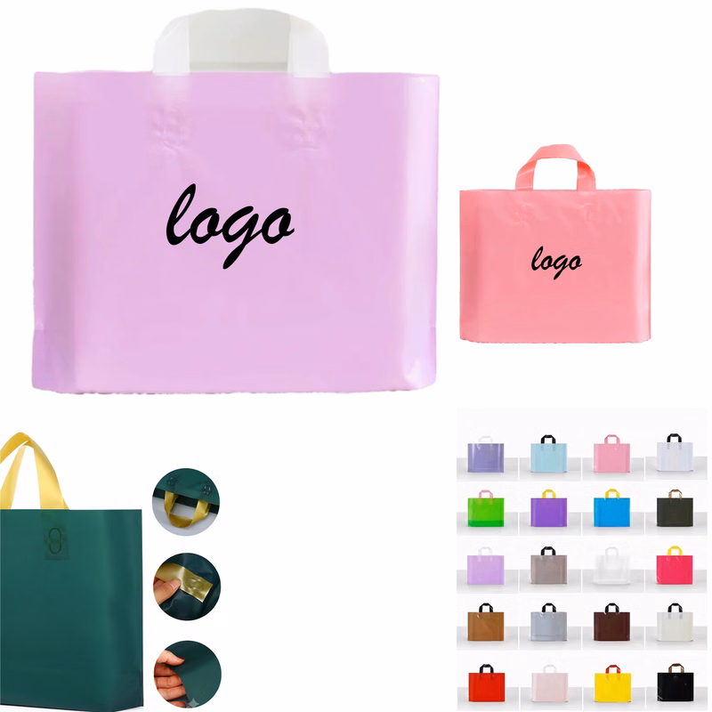 Plastic Tote Bags Can Be Customized With Printed Logos