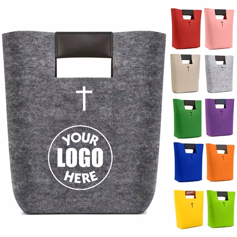 Felt Bible Cover Christian Church Handbags