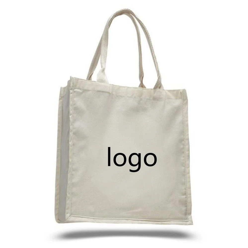 Structured 12 oz Cotton Tote Bag W/ Comfort-Web Handles, custom tote bag with logo imprint 1