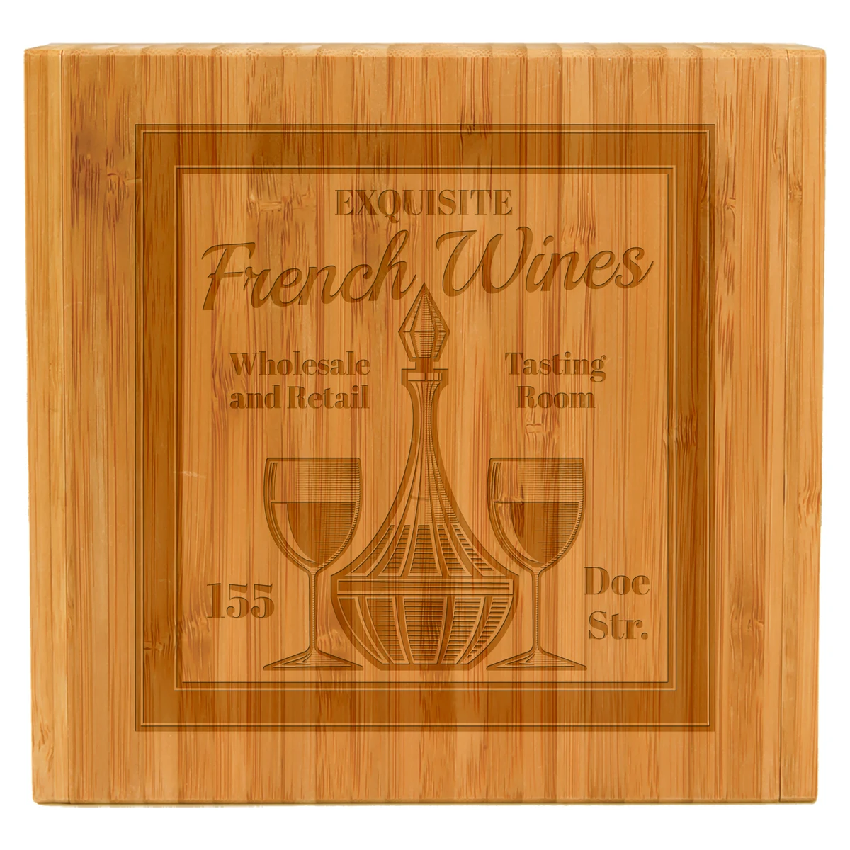 Bamboo Cheese Set with 4 Tools 1