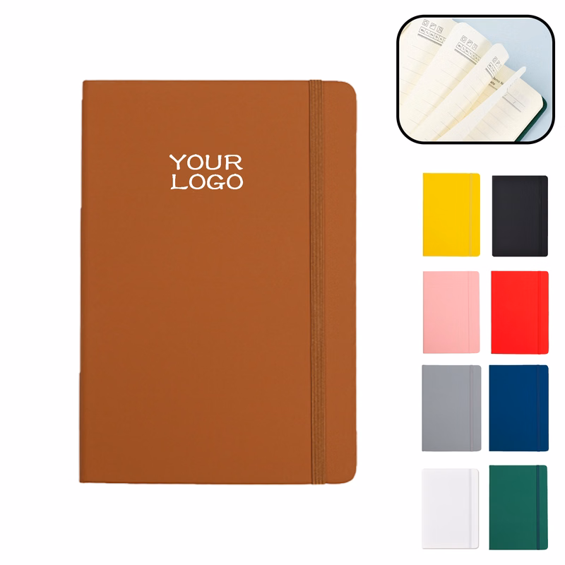 MOQ 20 Custom Logo PU Leather Notebook