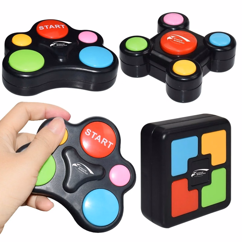 Kids Handheld Light-Up Sound Electric Memory Training Toy