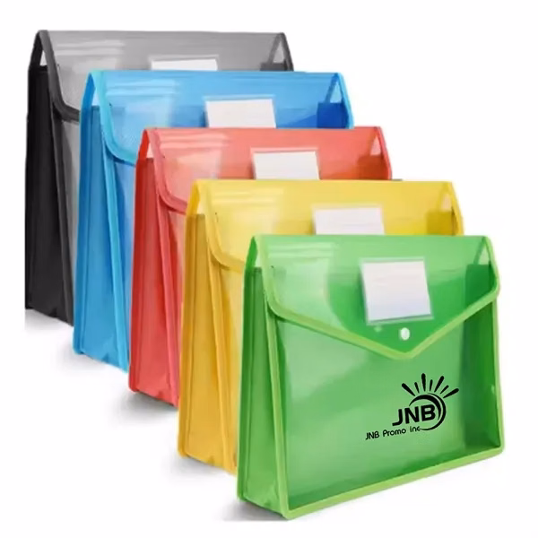 Durable Plastic File Folder Envelope Pouch